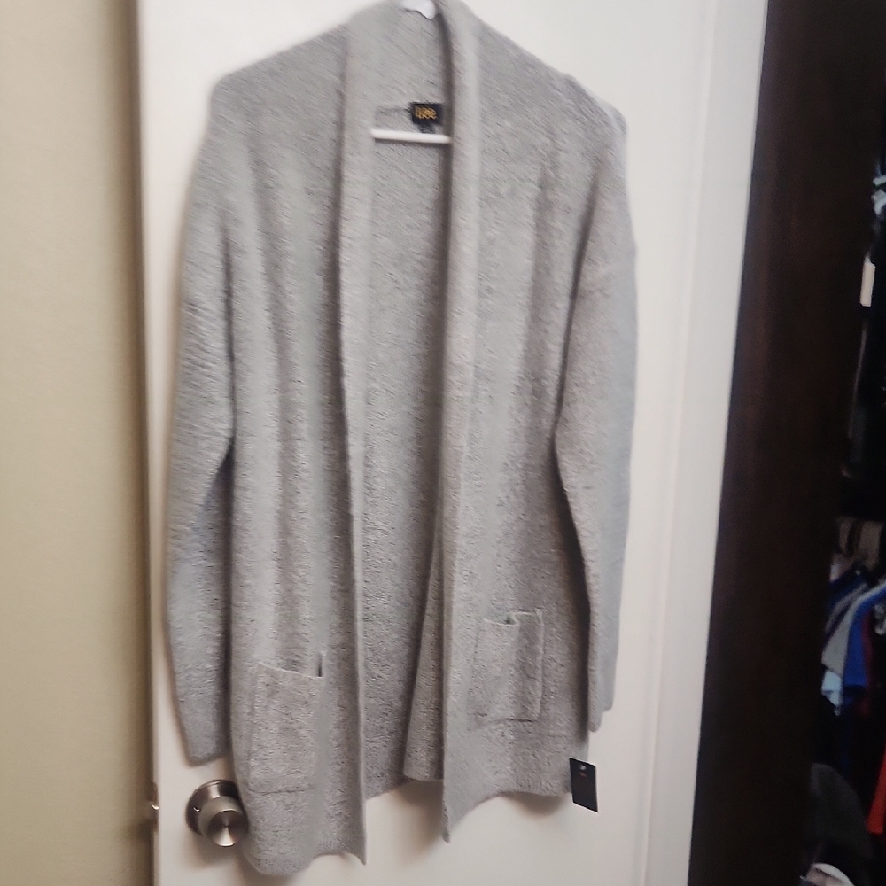 Lee Gray Women's Cardigan Sweater